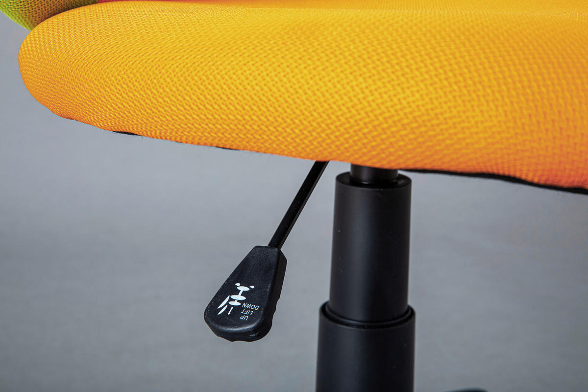 Drehstuhl Jessi orange grün Jessi - orange/grün (52,00/103,50/56,00cm) - Inter Link