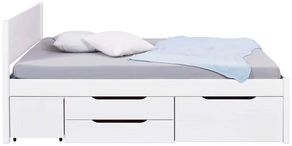Funktionsbett Efetivo weiß Efetivo - weiß (209,00/146,30/90,00cm) - Inter Link