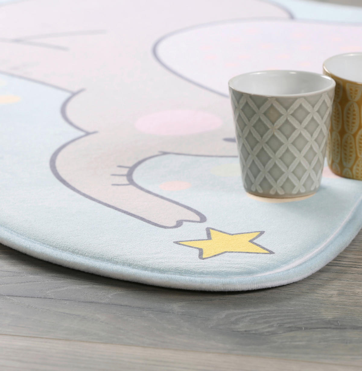 Obsession Teppich My Ibo Kids hellblau B/L: ca. 65x60 cm My Ibo Kids - hellblau (65,00/60,00cm) - Obsession