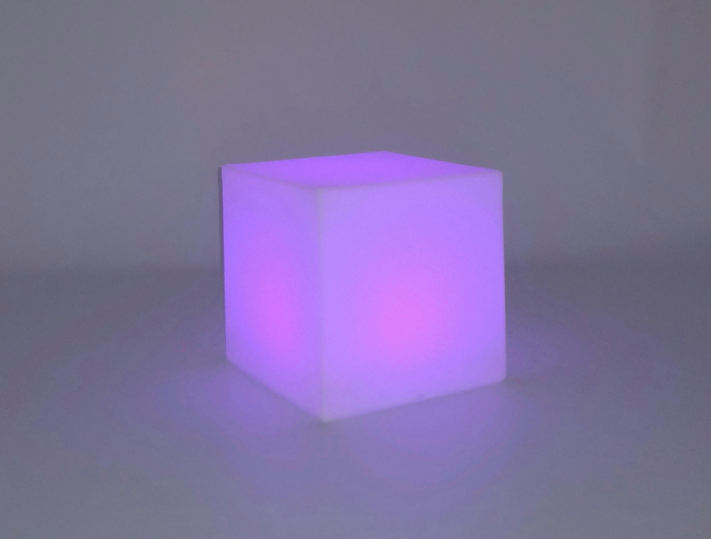 LED-Dekoleuchte weiß B/H/L: ca. 32x32x32 cm CUBY 32 - weiß (32,00/32,00/32,00cm) - NewGarden