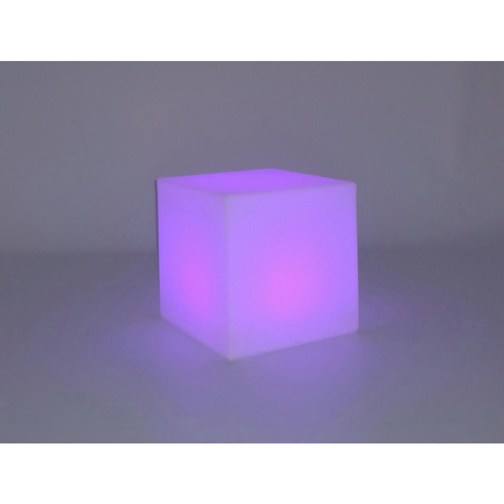 Thumbnail - LED-Dekoleuchte weiß B/H/L: ca. 32x32x32 cm