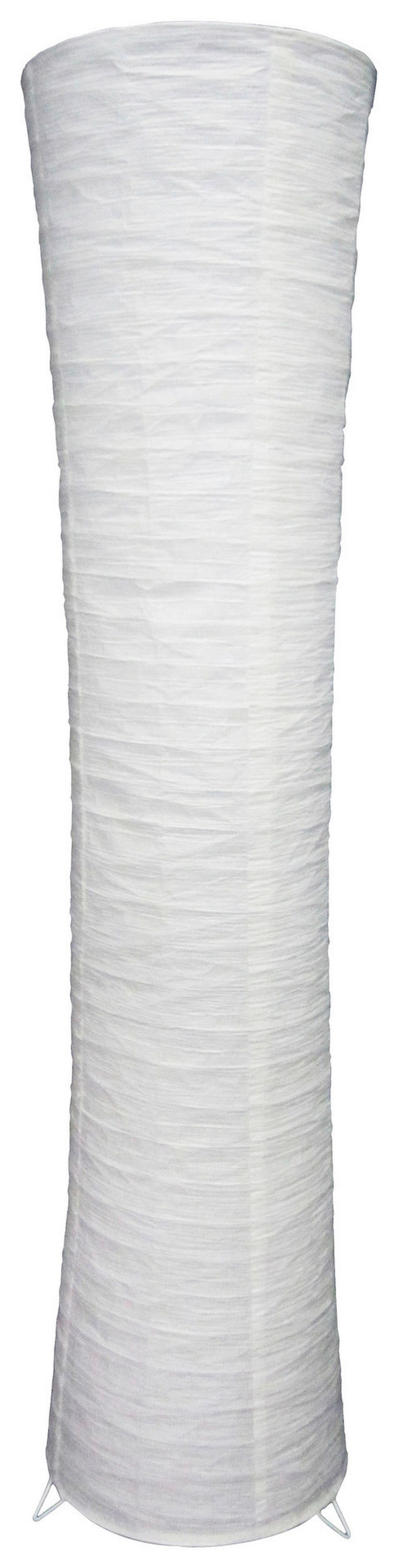 POCOline Stehleuchte Curvy weiß Metall H/D: ca. 110x25 cm E14 2 Brennstellen Curvy - weiß (25,00/110,00cm) - POCOline