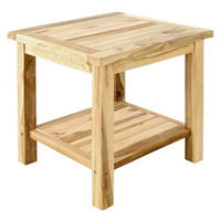 VCM Beistelltisch natur Holz B/H/T: ca. 50x50x50 cm Beistelltisch - natur (50,00/50,00/50,00cm) - VCM