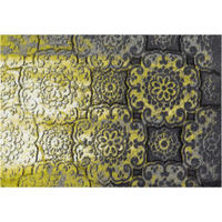 Arte Espina Kurzflorteppich Living Mat 56 gelb B/L: ca. 64x168 cm Living Mat 56 - gelb/anthrazit (64,00/168,00cm) - Arte Espina