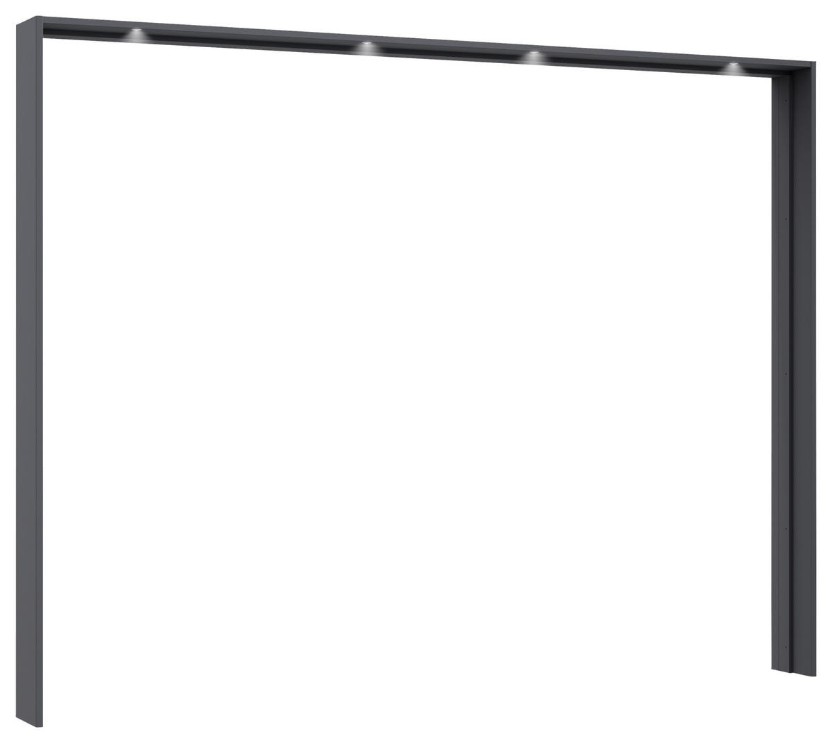 Passepartoutrahmen Kulmbach grau B/H/T: ca. 278x213x64 cm Kulmbach - grau (278,00/213,00/64,00cm)