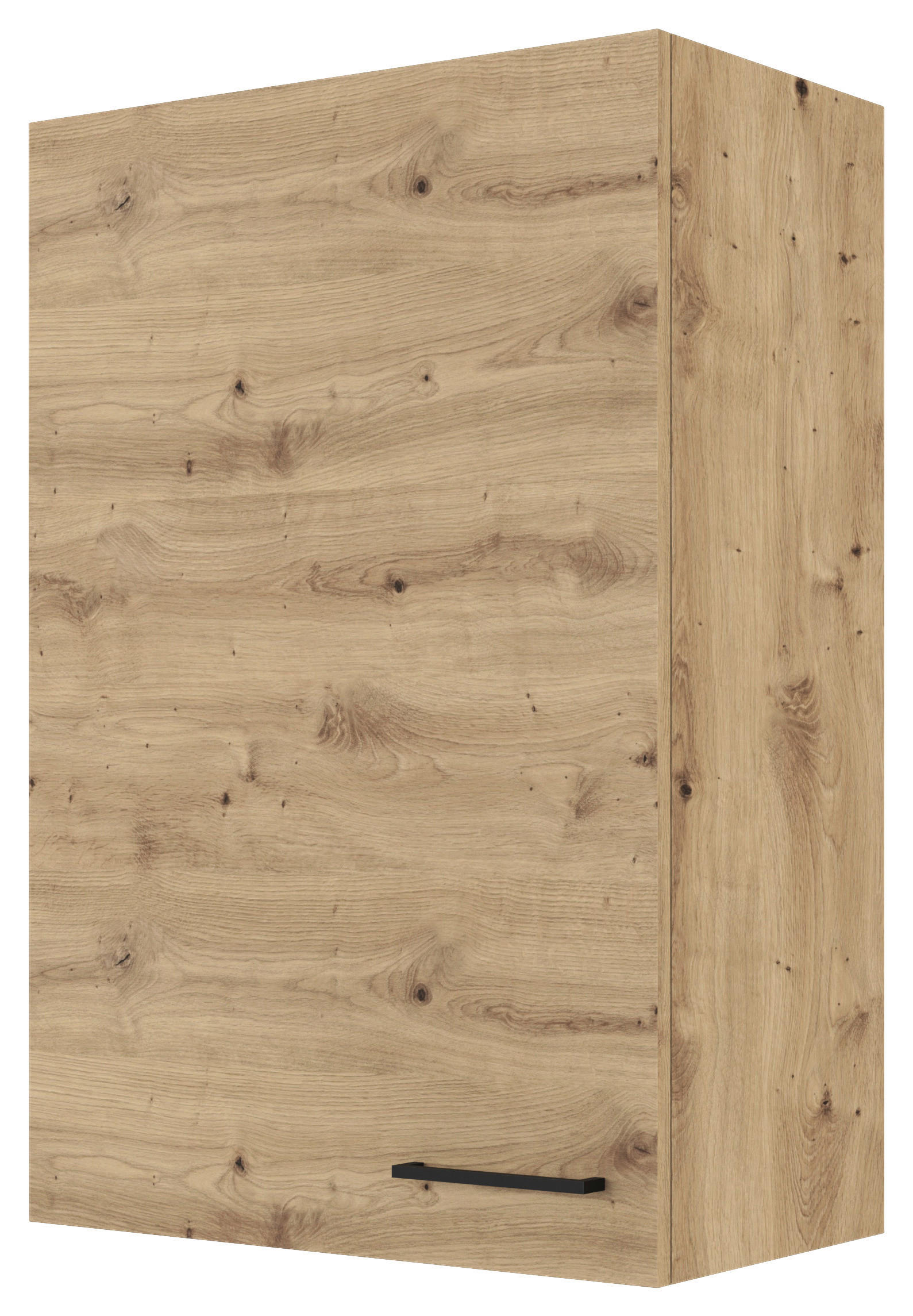 Flex-Well Hängeschrank Cara grün B/H/T: ca. 60x89x32 cm Cara - Eiche/schwarz (60,00/89,00/32,00cm) - Flex-Well