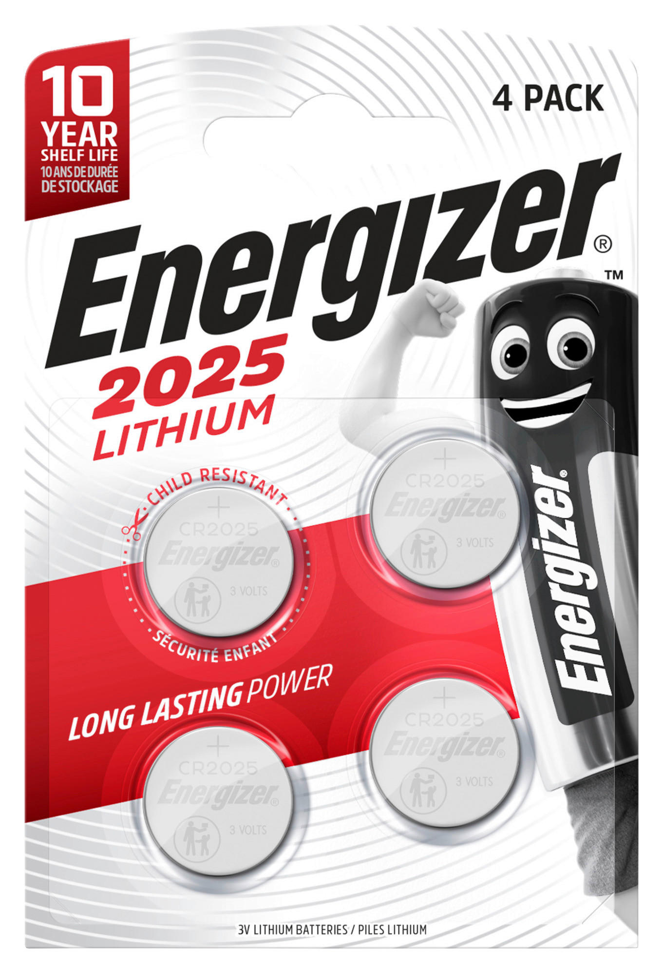 Energizer Knopfzelle Knopfzelle_CR2025_Energizer_4er - (8,00/12,00cm) - Energizer