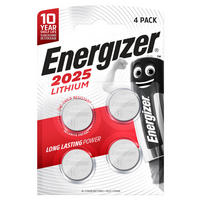 Energizer Knopfzelle Knopfzelle_CR2025_Energizer_4er - (8,00/12,00cm) - Energizer