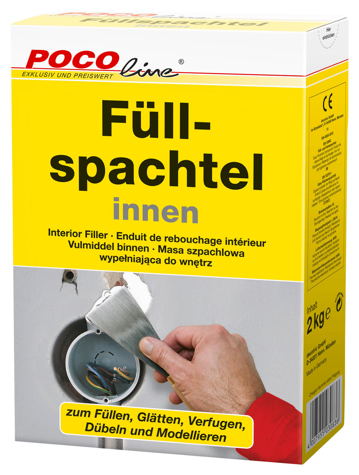 Füllspachtel ca. 2 kg Füllspachtel_Innen 2kg - POCOline