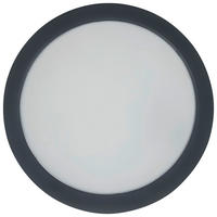 LED-Deckenleuchte schwarz Kunststoff H/D: ca. 3x28 cm LED-Deckenleuchte_Clara - schwarz (28,00/3,00cm)