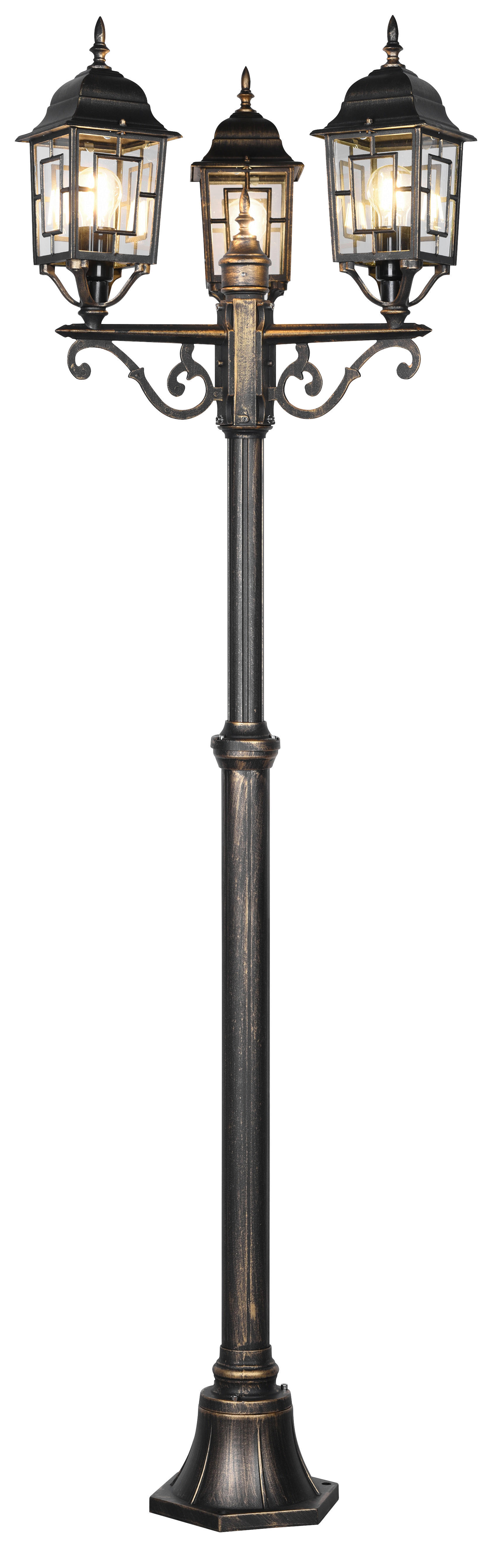 Wegeleuchte Volturno 405960328 rostfarbig H/D: ca. 200x59 cm Volturno - rostfarbig (59,00/200,00cm) - Trio