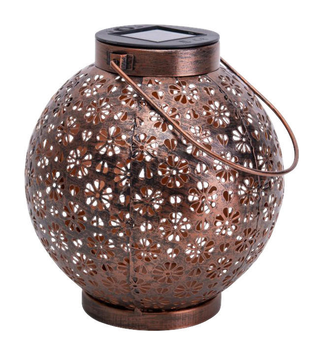 LED Deko-Solarleuchte  2er-Set NV5285456 bronze Eisen B/H/T: ca. 18x19,5x18 cm LED Deko-Solarleuchte  2er-Set - bronze (18,00/19,50/18,00cm) - Näve Leuchten