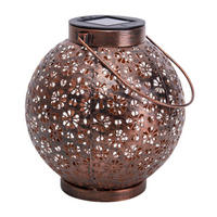 LED Deko-Solarleuchte  2er-Set NV5285456 bronze Eisen B/H/T: ca. 18x19,5x18 cm LED Deko-Solarleuchte  2er-Set - bronze (18,00/19,50/18,00cm) - Näve Leuchten