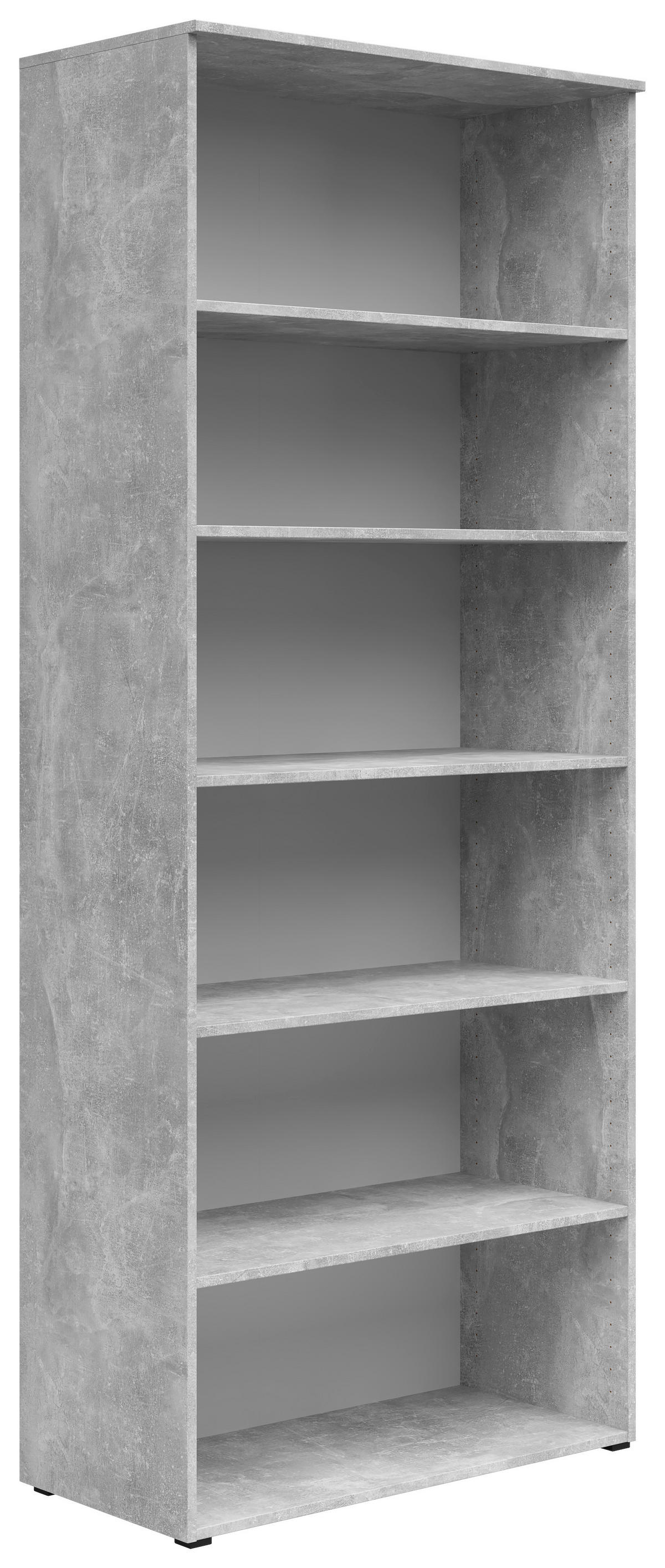 Regal Multi-Stauraum Typ 36 Beton Optik B/H/T: ca. 80x195x40 cm Multi-Stauraum Typ 36 - Beton (80,00/195,00/40,00cm)