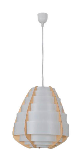 Näve Leuchten Pendelleuchte Malmö NV7076111 weiß Kunststoff H/D: ca. 36x37 cm E27 1 Brennstellen Malmö - weiß (37,00/36,00cm) - Näve Leuchten