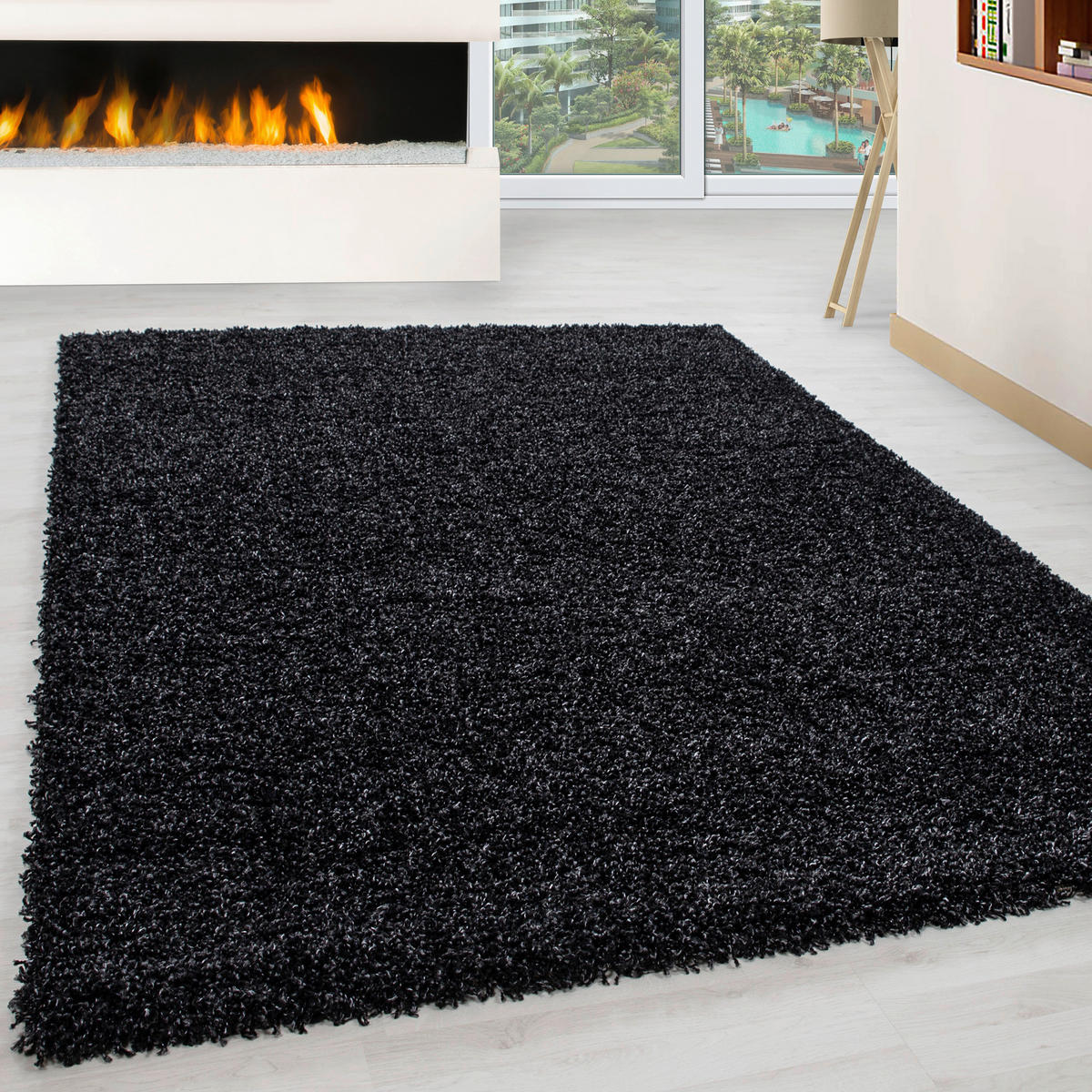Ayyildiz Teppich LIFE anthrazit B/L: ca. 60x110 cm LIFE - anthrazit (60,00/110,00cm) - Ayyildiz