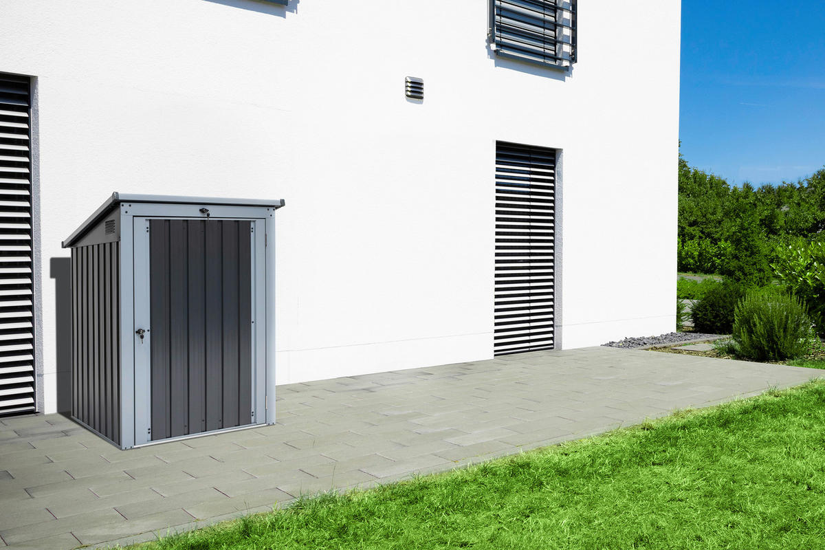 Westmann Mülltonnenbox3x3 3x3 - anthrazit (104,00/134,00/101,00cm) - Westmann
