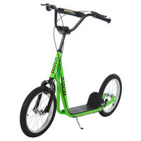 HOMCOM Kinderscooter grün Kinderscooter 371-021YG - grün (139,00/58,00/96,00cm) - HOMCOM