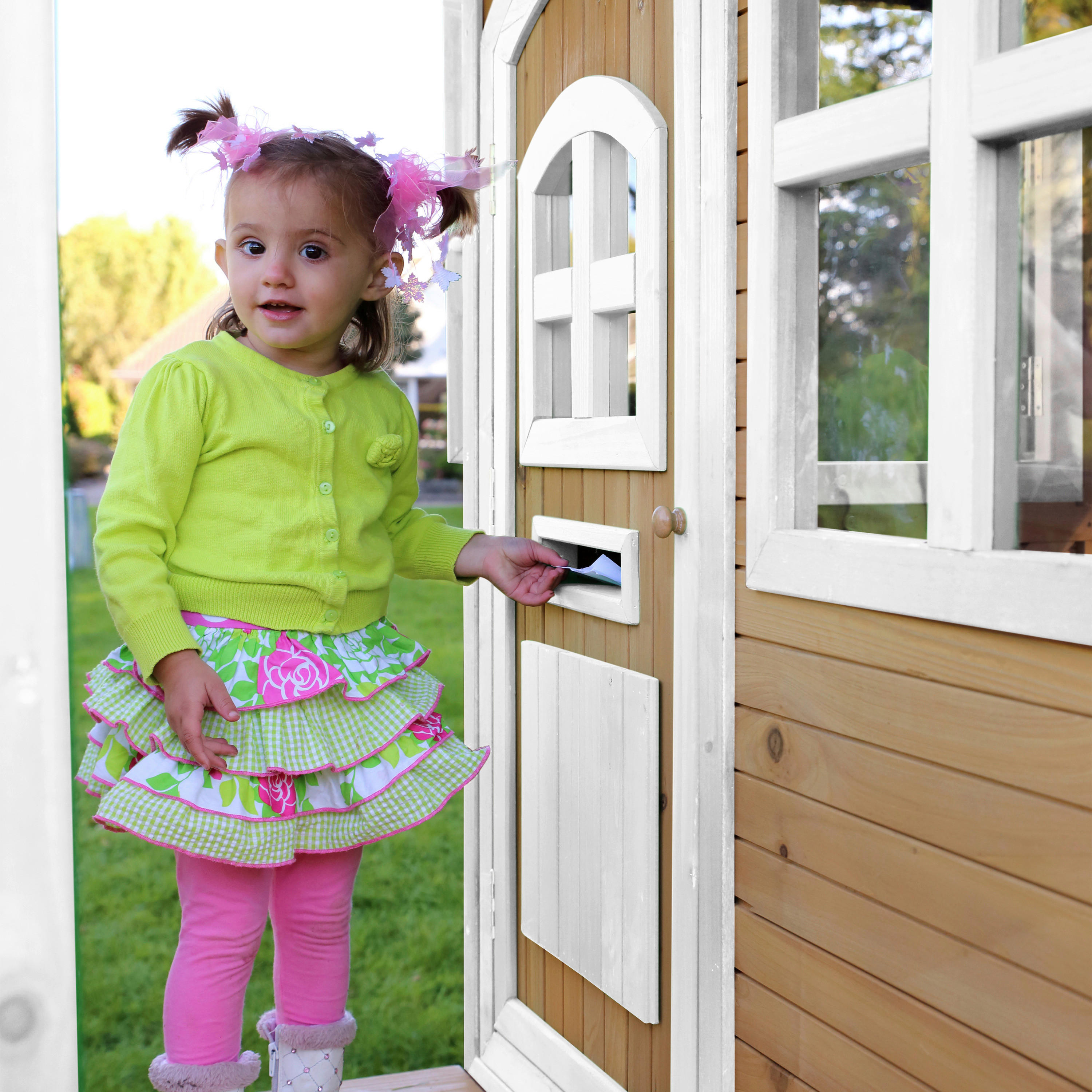 AXI Spielhaus Tom braun B/H/L: ca. 287x2...