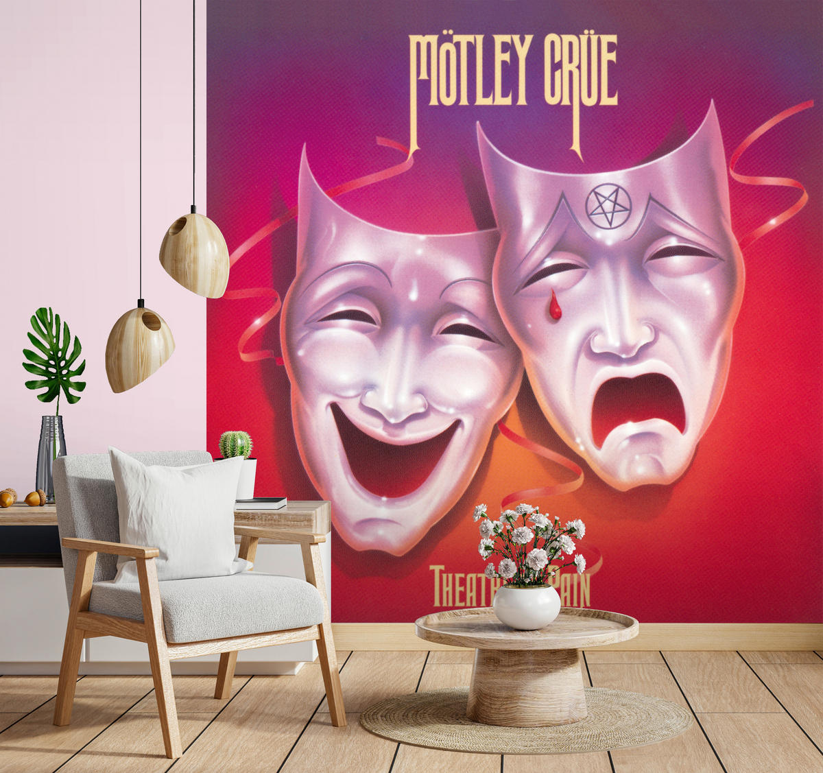 metalXmural Fototapete Theater of Pain B/H: ca. 250x250 cm Theater of Pain - (250,00/250,00cm) - metalXmural