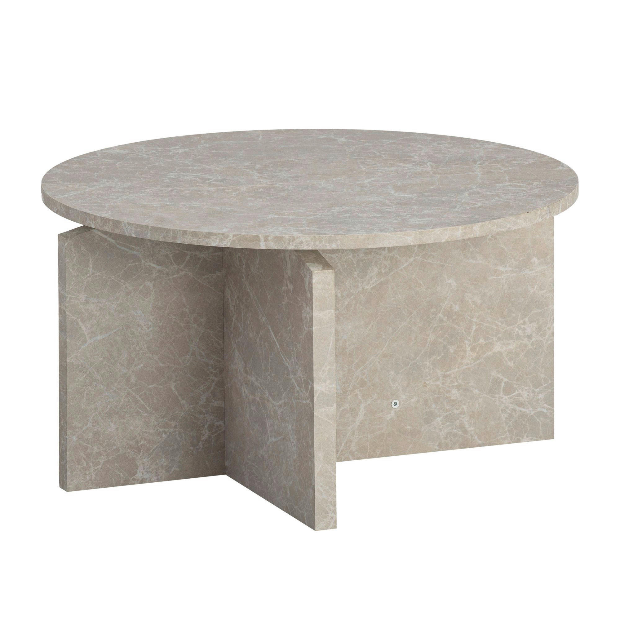 Couchtisch Sandgrau B/H/T: ca. 60x33x60 cm Couchtisch - Sandgrau (60,00/33,00/60,00cm) - Wohnling