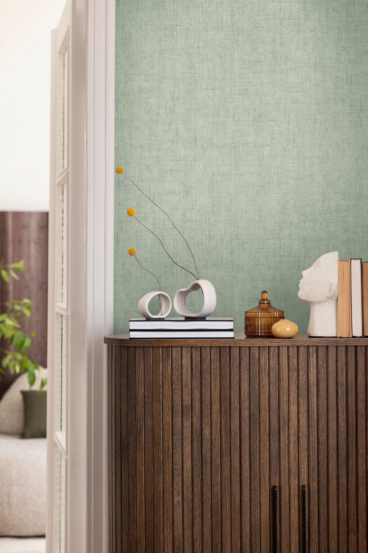 A.S.Creation Vliestapete grün B/H/D: ca. 53x1005x8,8 cm Vliestapete - grün (8,80/1005,00cm) - A.S.Creation