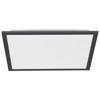 Just Light LED-Deckenpanel FLAT 14755-18 schwarz weiß Kunststoff Metall B/H/T: ca. 44,5x7x44,5 cm 1 Brennstellen FLAT - weiß/schwarz (44,50/7,00/44,50cm) - Just Light