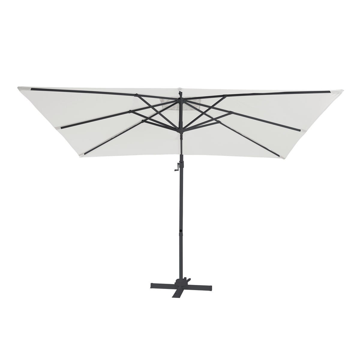 AXI Outdoor Living Ampelschirm Coco beige Metall B/H/L: ca. 200x245x300 cm Coco - beige/anthrazit (300,00/200,00/245,00cm) - AXI Outdoor Living