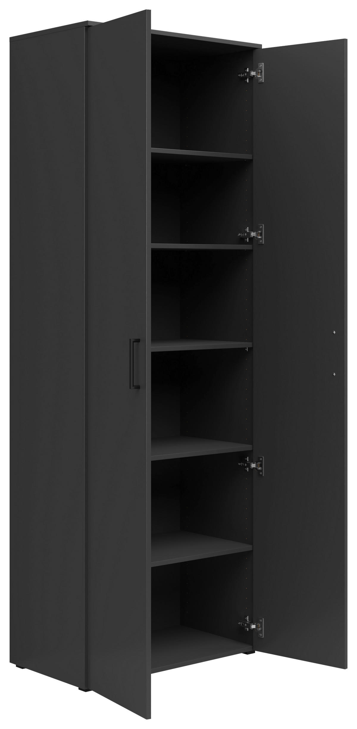 Schrank Multi-Stauraum Typ 52 anthrazit B/H/T: ca. 70x195x40 cm Multi-Stauraum Typ 52 - anthrazit (70,00/195,00/40,00cm)