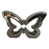 POCOline Deko-Schmetterling Deko-Schmetterling - silber (25,50/16,50/4,50cm) - POCOline