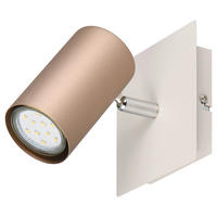 Reality Leuchten Spots kaffee Metall B/H/L: ca. 12x12x15 cm null 1 Brennstellen Spot_Marley_1 - kaffee (15,00/12,00/12,00cm) - Reality Leuchten