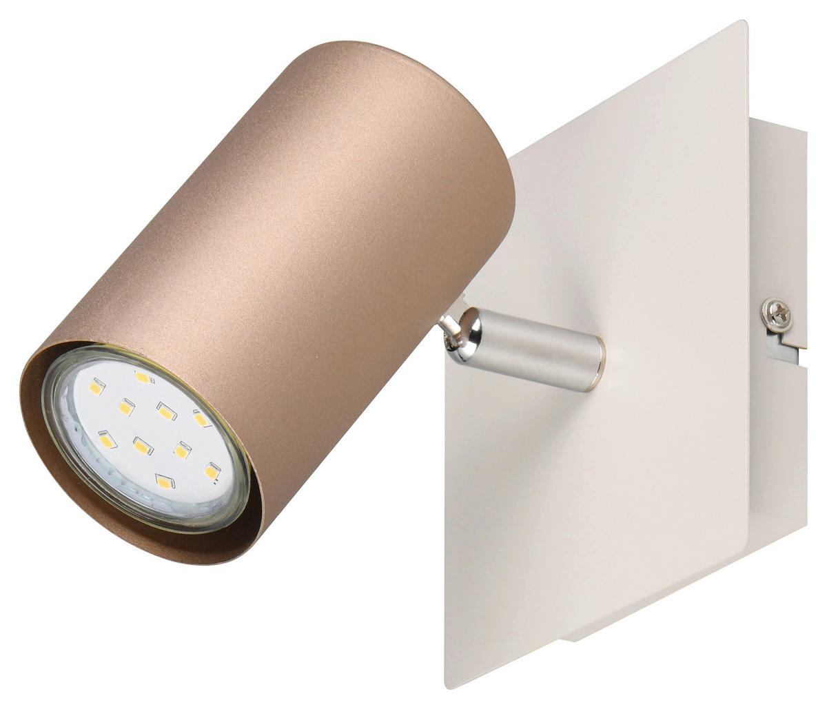 Reality Leuchten Spots kaffee Metall B/H/L: ca. 12x12x15 cm null 1 Brennstellen Spot_Marley_1 - kaffee (15,00/12,00/12,00cm) - Reality Leuchten