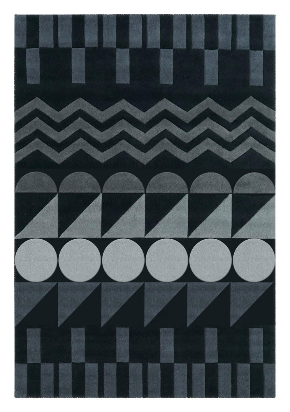 Arte Espina Kurzflorteppich Spirit 3120 anthrazit B/L: ca. 170x240 cm Spirit 3120 - anthrazit (170,00/240,00cm) - Arte Espina