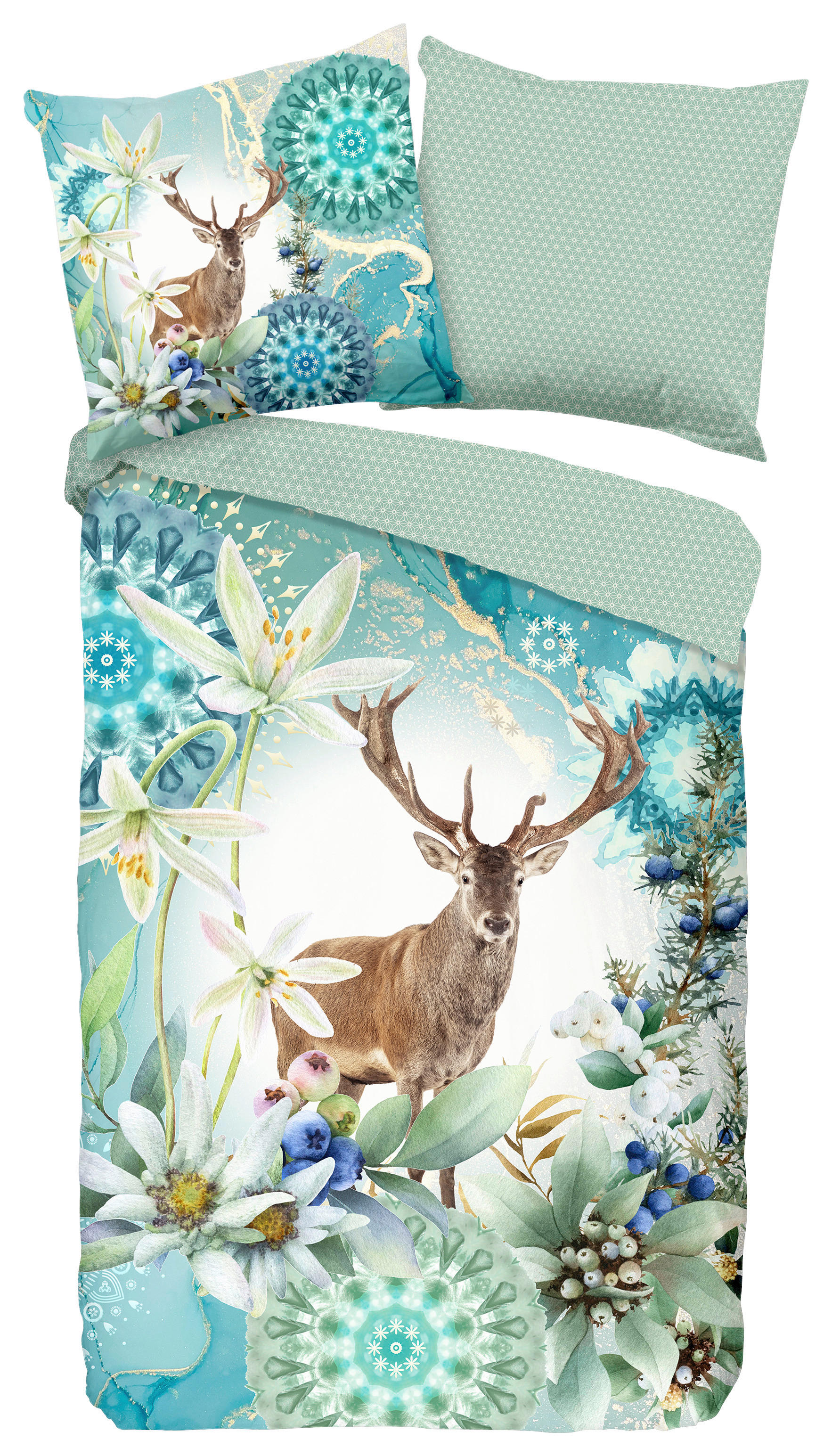 Baumwoll Bettwäsche Xela Satin Xela - Multi (155,00/220,00cm) - HIP