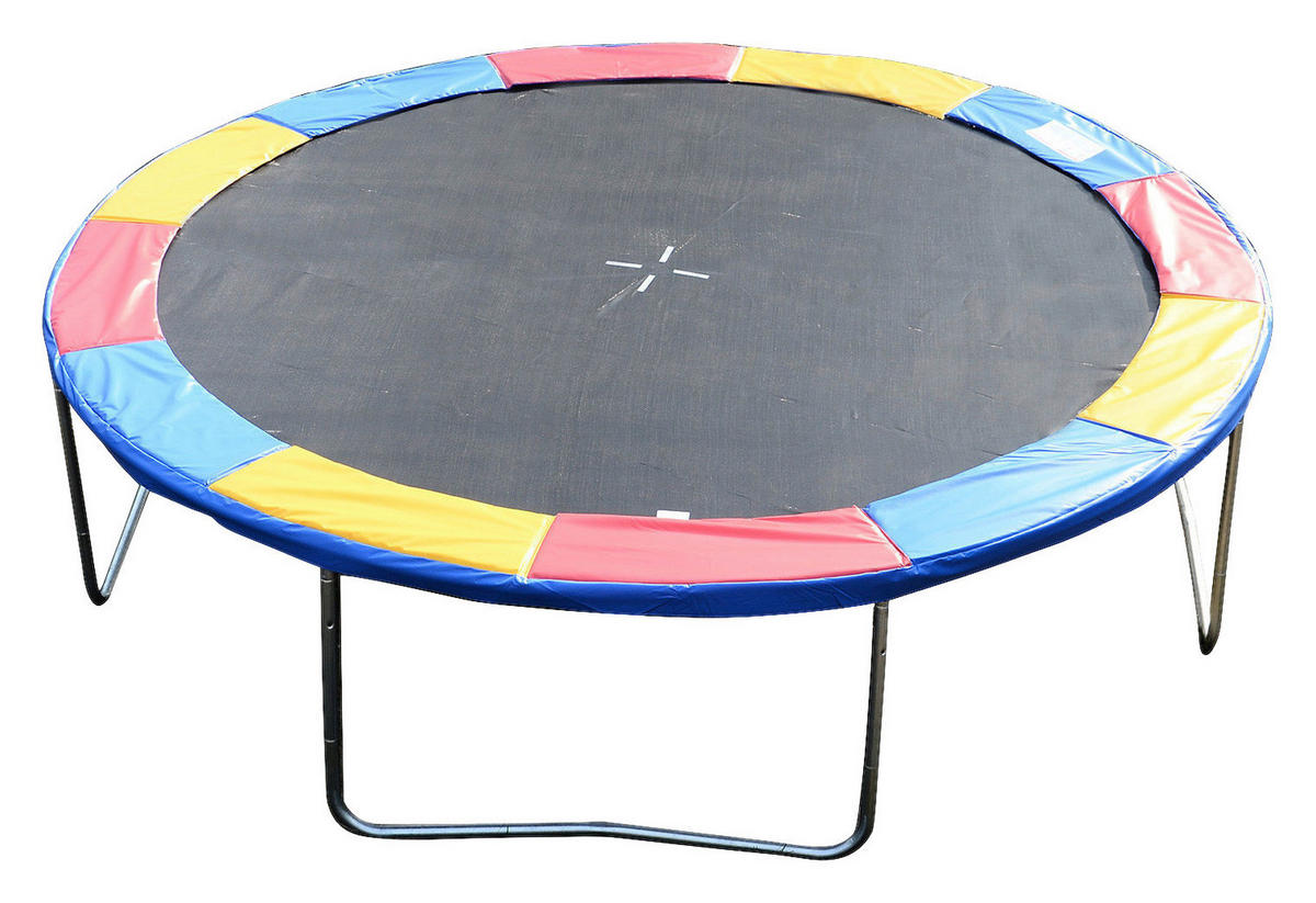 HOMCOM Randabdeckung für Trampoline für Trampoline gelb H/D: ca. 1,5x305 cm für Trampoline - blau/gelb (305,00/1,50cm) - HOMCOM