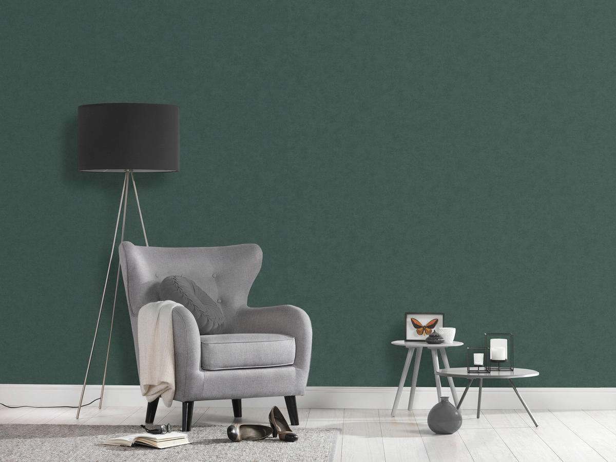 A.S.Creation Vliestapete grün B/H/D: ca. 53x1005x10,5 cm Vliestapete - grün (10,50/1005,00cm) - A.S.Creation