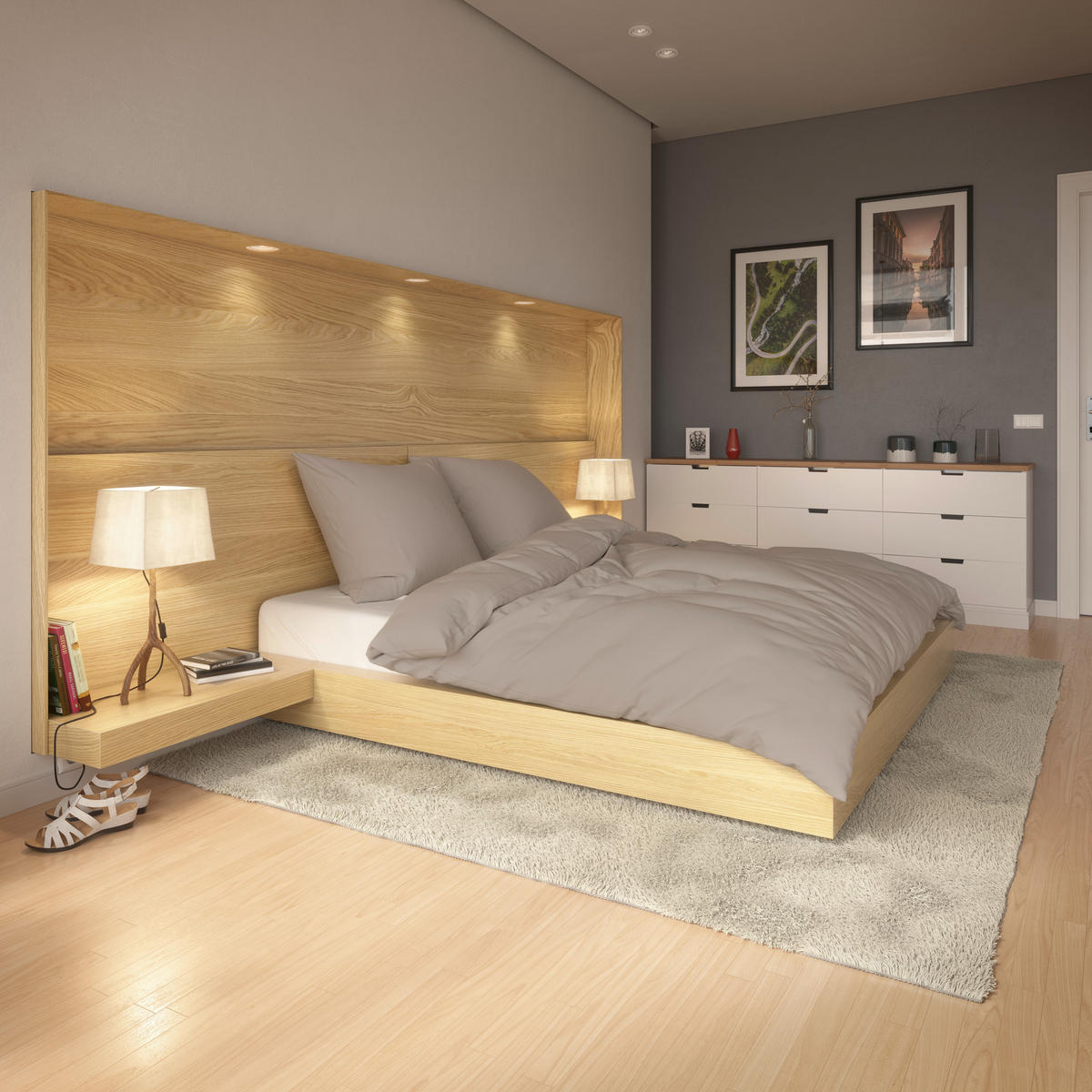 Baumwoll Bettwäsche Renforce Bettwäsche_Renforce Uni 135x200cm - taupe (135,00/200,00cm) - beau rêve