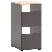 Unterschrank Solea anthrazit Eiche hell Nachbildung B/H/T: ca. 45,1x95,8x60 cm Solea - Eiche/anthrazit (45,10/95,80/60,00cm) - Schildmeyer