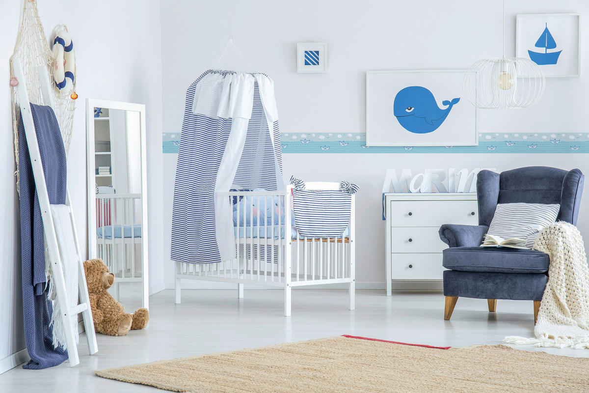 A.S.Creation Bordüre weiß B/H/D: ca. 15,5x500x5,7 cm Bordüre_selbstklebend - weiß (5,70/500,00cm) - A.S.Creation