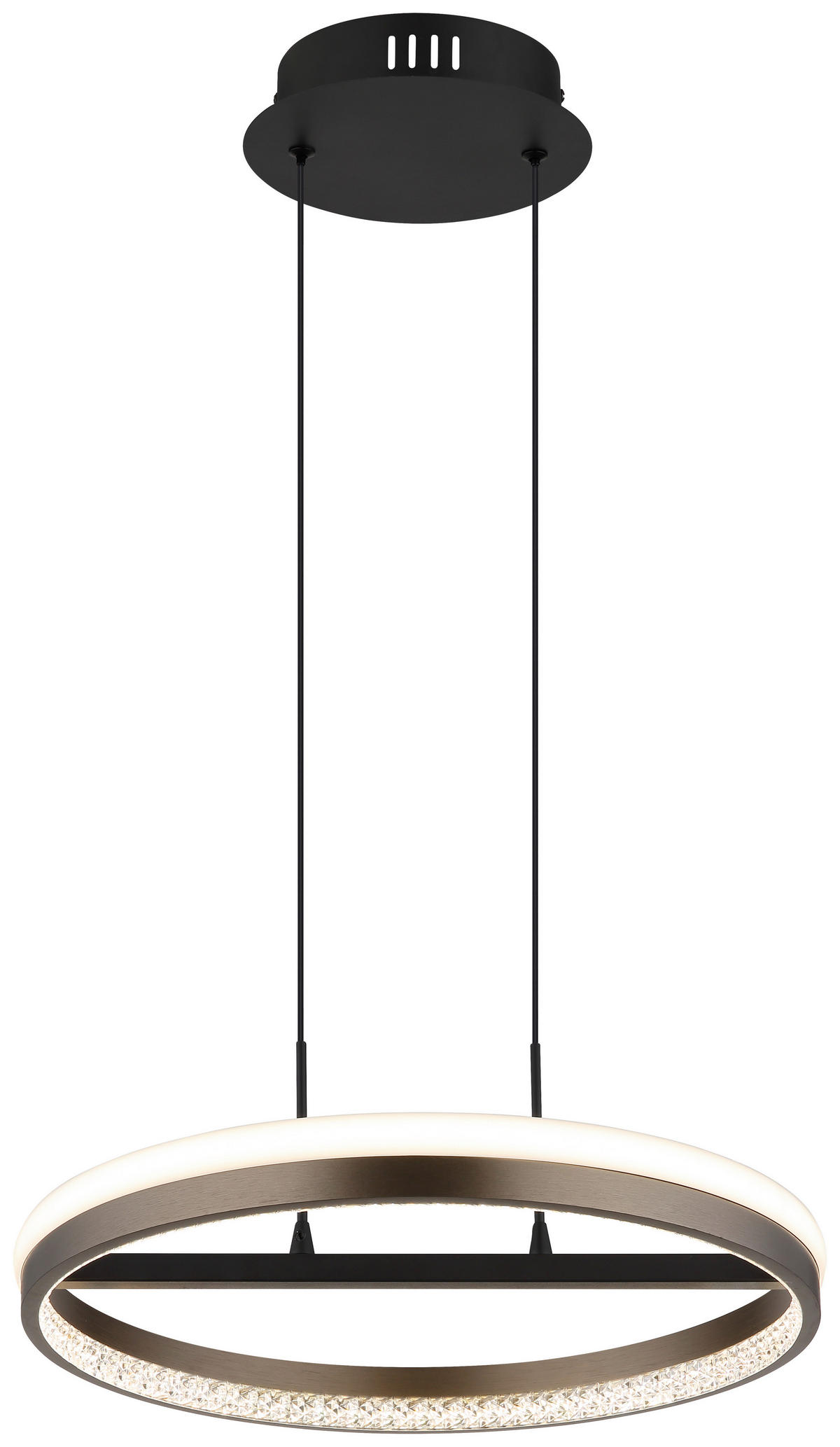 GLOBO LED-Pendelleuchte schwarz dunkelblau Aluminium Metall H/D: ca. 150x39,7 cm 1.0 Brennstellen DELLA - schwarz/dunkelblau (39,70/150,00cm) - GLOBO