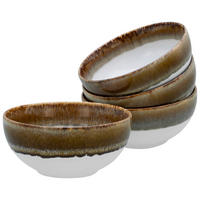 CreaTable Schüssel-Set Cascade braun Steinzeug Cascade - braun - CreaTable