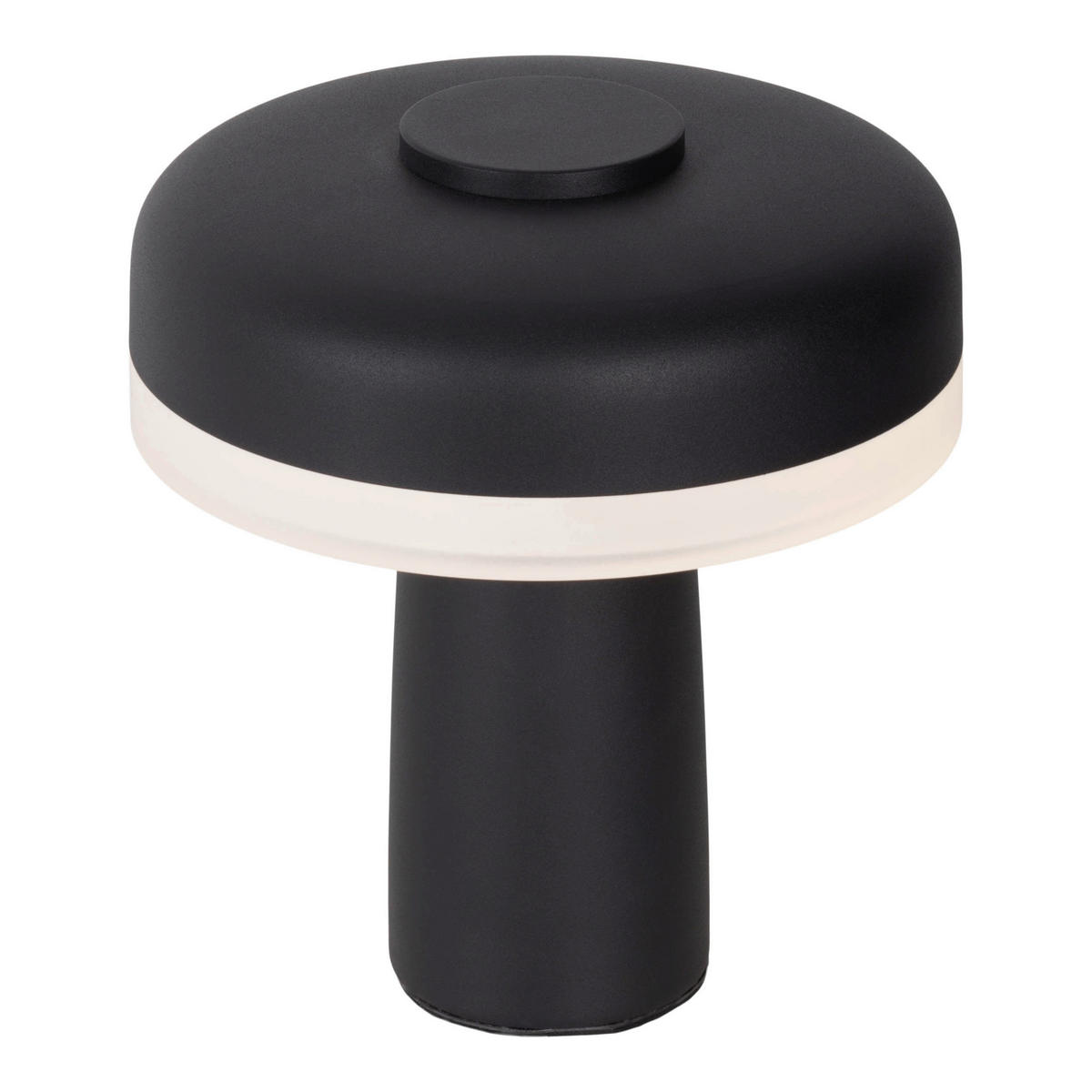 Näve Leuchten LED-Tischleuchte schwarz Kunststoff Metall B/H/T/D: ca. 15x16,5x15x15 cm PILU - schwarz (15,00/16,50/15,00cm) - Näve Leuchten