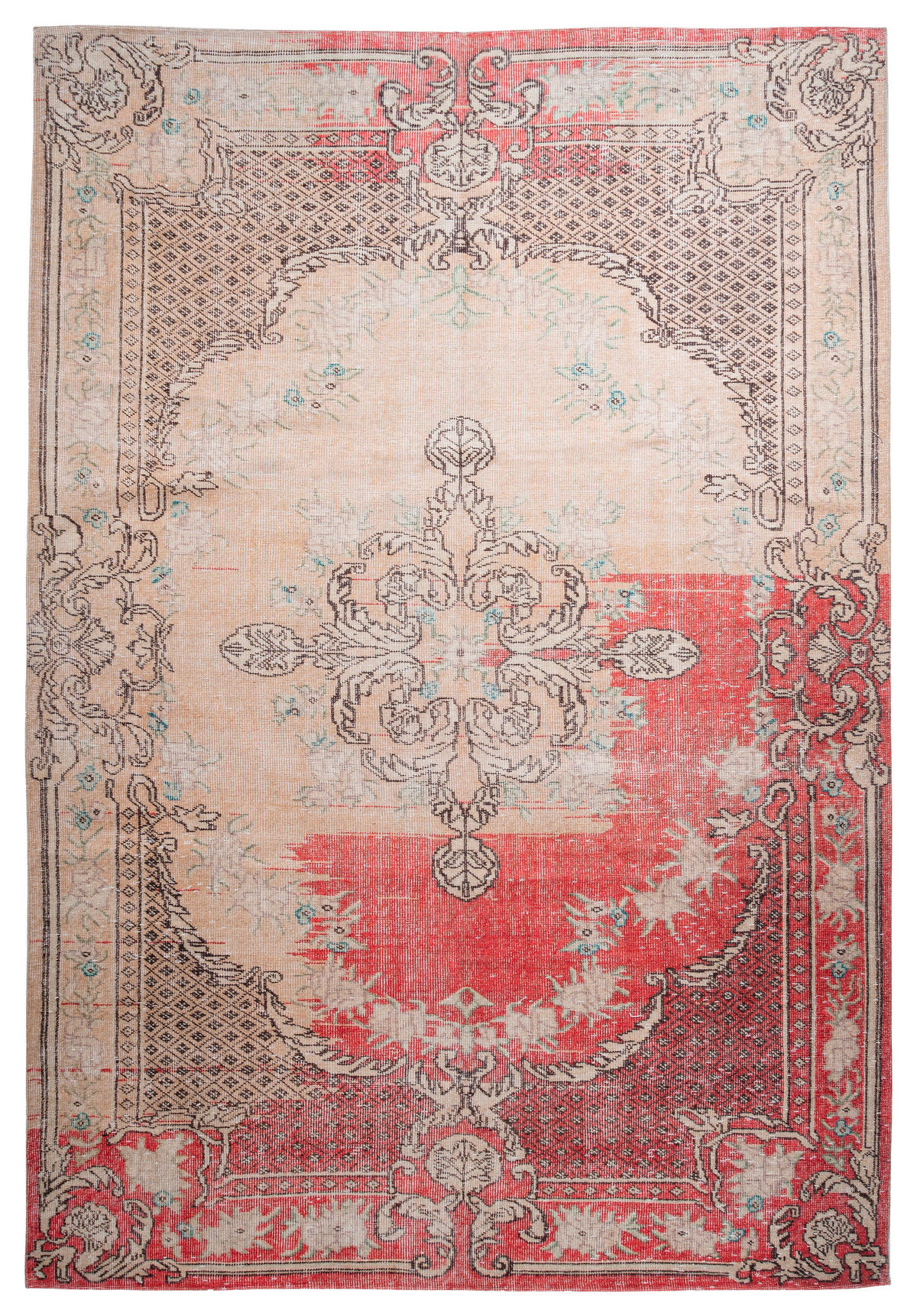 360Living Teppich Vintage rot B/L: ca. 160x230 cm Vintage - rot (160,00/230,00cm) - 360Living