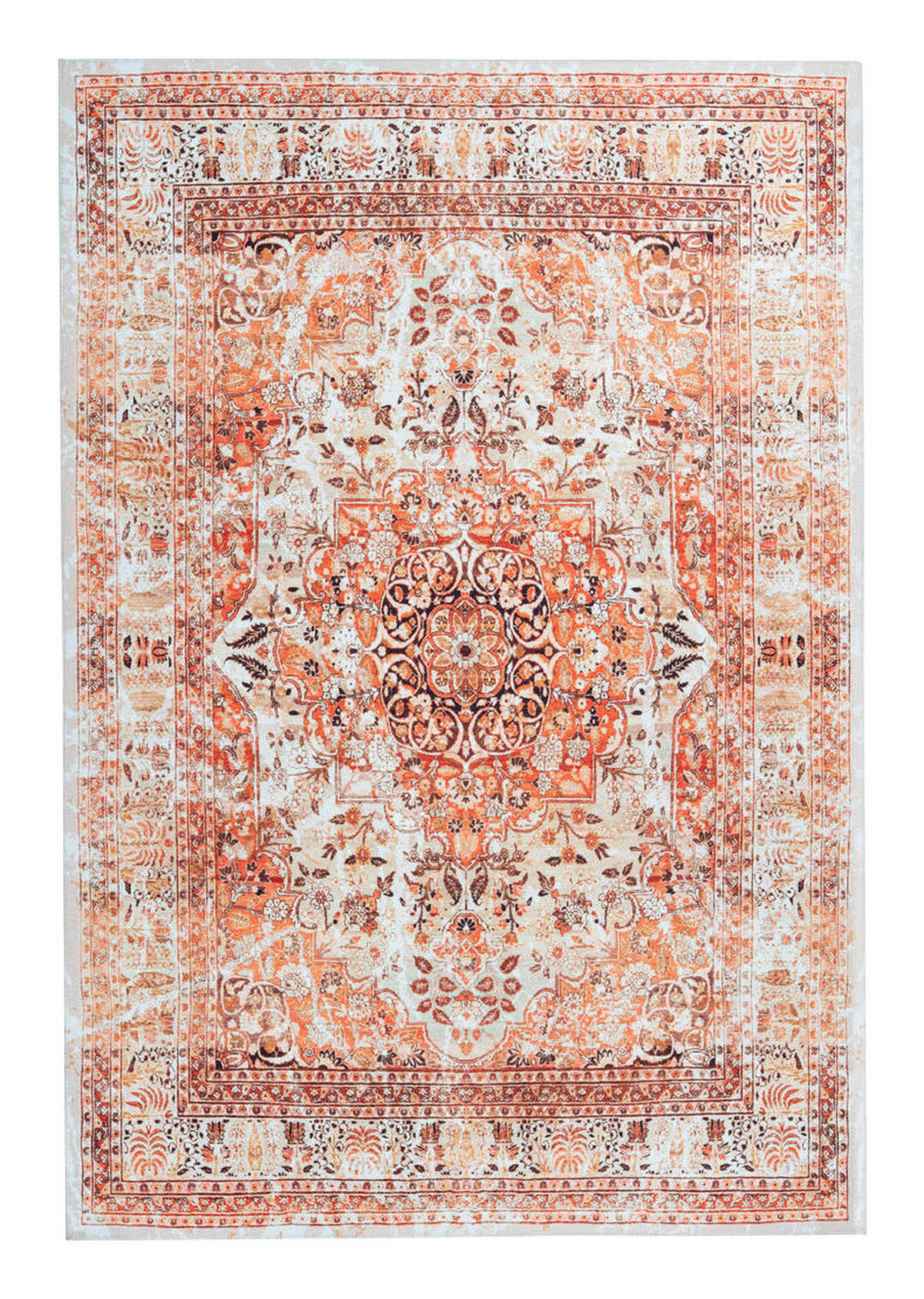 360Living Teppich Galaxy orange B/L: ca. 120x170 cm Galaxy - orange/beige (120,00/170,00cm) - 360Living