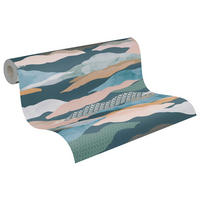 A.S.Creation Vliestapete grün rosa B/H/D: ca. 53x1005x8 cm Vliestapete - grün/rosa (8,00/1005,00cm) - A.S.Creation