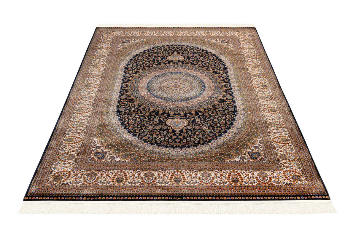 Obsession Teppich My Babylon of Obsession blau B/L: ca. 140x200 cm My Babylon of Obsession - blau (140,00/200,00cm) - Obsession