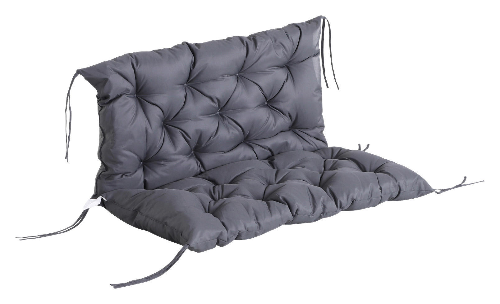 Outsunny Bankauflage Bankauflage - grau (98,00/100,00/8,00cm) - Outsunny