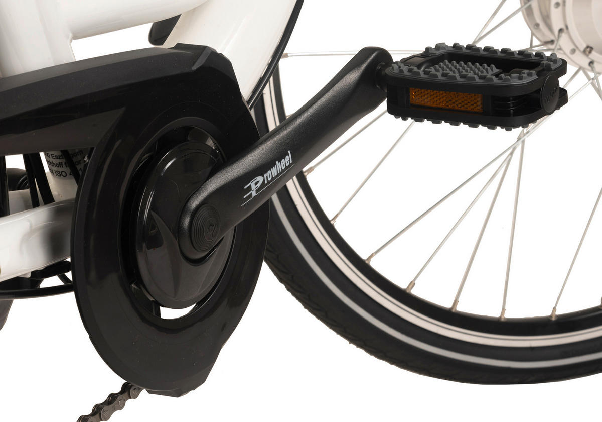 Hollandia City E-Bike Lido 333E 28 Zoll Rahmenhöhe 49 cm 7 Gänge weiß weiß ca. 250 W ca. 36 V ca. 28 Zoll Lido - weiß - Hollandia