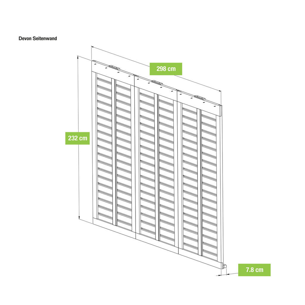 Westmann Seitenwand für Pavillon Devon ... Westmann Seitenwand für Pavillon Devon ...