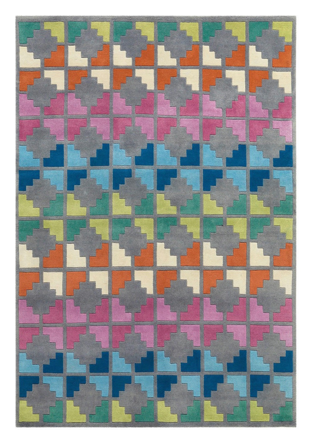 Arte Espina Kurzflorteppich Cristal 8019 mehrfarbig B/L: ca. 200x300 cm Cristal 8019 - mehrfarbig (200,00/300,00cm) - Arte Espina